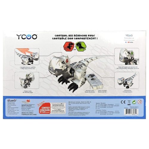 Silverlit Train My Dinos interaktív játék dinoszaurusz (fehér)