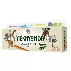 18 db-os játéknyomda - Vadállatok