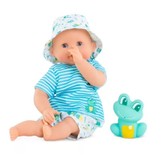 Corolle Mon Premier Poupon Bébé Marin fürdethető játékbaba békás fürdőjátékkal