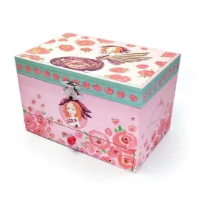 Zenélő ékszerdoboz tükörrel és fiókkal – Amphitrite