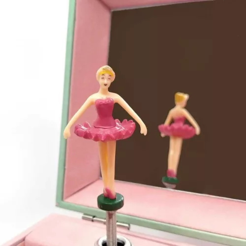 Zenélő ékszerdoboz tükörrel és fiókkal – Amphitrite