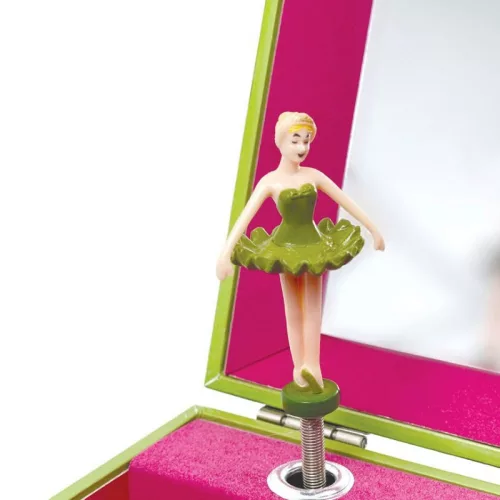 Zenélő ékszerdoboz tükörrel és fiókkal – Évszakok