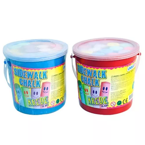 Unikatoy Aszfaltkréta vödörben – 15 db