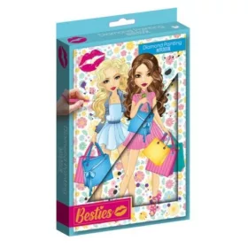 Besties gyémántfestős napló kék színben