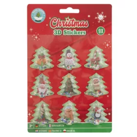 Grafix Karácsonyi 3D matrica – Fenyőfák (9 db)