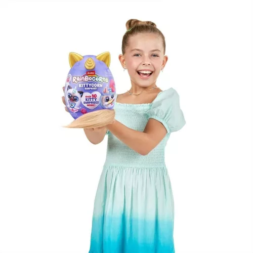 Zuru Rainbocorns Kittycorn meglepetés tojás kisméretű plüssel