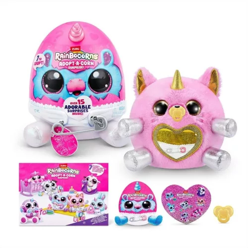 Zuru Rainbocorns Adopt-A-Corn meglepetés tojás kisméretű plüssel (1 db)