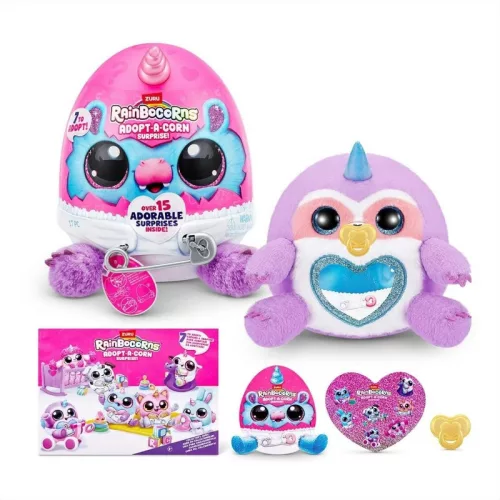 Zuru Rainbocorns Adopt-A-Corn meglepetés tojás kisméretű plüssel (1 db)