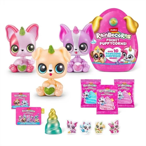 Zuru Rainbocorns Pocket Puppycorn nagyméretű meglepetés tojás játékfigurával