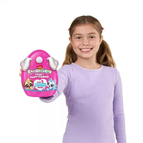 Zuru Rainbocorns Pocket Puppycorn kisméretű meglepetés tojás játékfigurával (1 db)