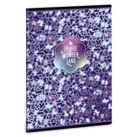 Ars Una Wonderland Ghost-Blue A/5 négyzetháló füzet