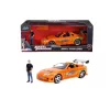 Jada Toys Fast & Furious modellautó figurával – Brian's Toyota Supra (1:24)