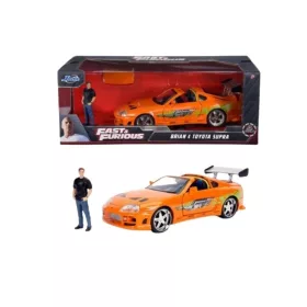 Jada Toys Fast & Furious modellautó figurával – Brian's Toyota Supra (1:24)
