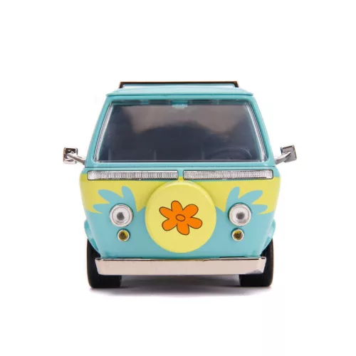 Jada Toys Scooby-Doo Mystery Machine modellautó figurákkal – rejtély-járgány Bozonttal és Scooby-Doo-val (1:24)
