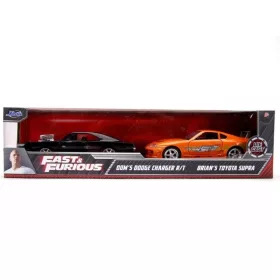 Jada Toys Fast & Furious Twin Pack modellautó csomag – Dom's Dodge Charger RT és Brian's Toyota Supra (1:32)