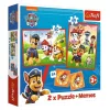 Trefl 2 az 1-ben puzzle és memóriajáték – Mancs őrjárat