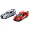 Jada Toys Fast & Furious Twin Pack 1:32 kisautók – 2006 Mitsubishi Lancer Evo IX és Brian's 2002 Nissan Skyline GT-R R34