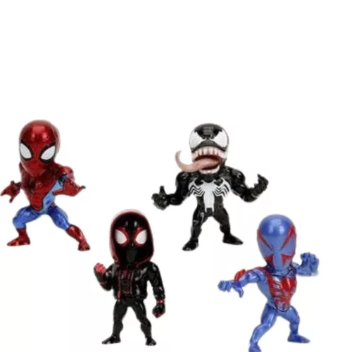 Jada Toys Marvel Pókember 4 darabos fém figura szett – 6 cm