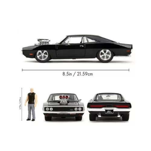 Jada Toys Fast & Furious 1970 Dodge Charger fém modellautó 1:24 – Dom