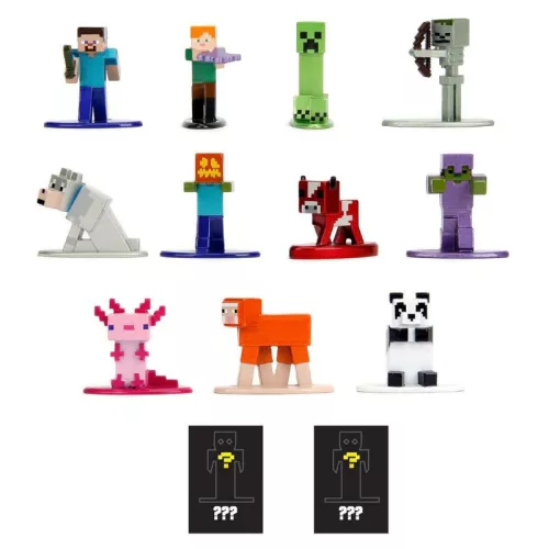 Jada Toys Minecraft Nano Metalfigs meglepetés csomag – 4 cm (1 db)