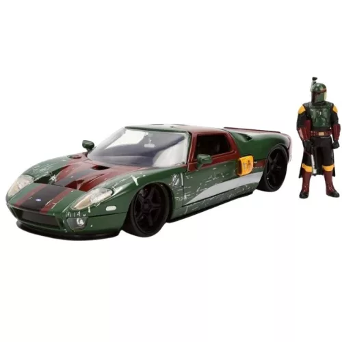 Jada Toys Star Wars – Boba Fett 2005 Ford GT fém autómodell figurával 1:24