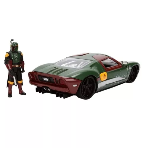 Jada Toys Star Wars – Boba Fett 2005 Ford GT fém autómodell figurával 1:24
