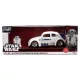 Jada Toys Star Wars R2-D2 1959 Volkswagen Drag Beetle fém autómodell és figura – 1:24