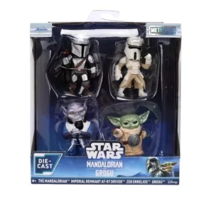 Jada Toys Star Wars The Mandalorian & Grogu MetalFigs fém minifigura szett – 4 db, Wave 2