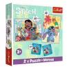 Trefl Disney Lilo & Stitch 2 az 1-ben puzzle és memóriajáték