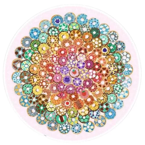 Ravensburger 17346 puzzle kör – Fánkok (500 db)