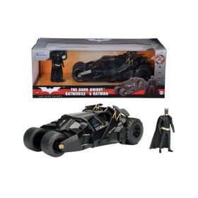 Jada Toys Batman The Dark Knight fém autómodell – Sötét lovag Batmobil és Batman játékfigura 1:24 – Batman