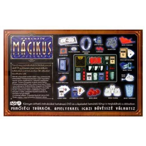 Exclusive Magic Vintage bűvészdoboz 75 trükkel