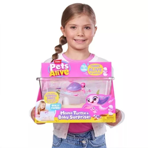 Zuru Pets Alive Mama és bébi teknős játékszett