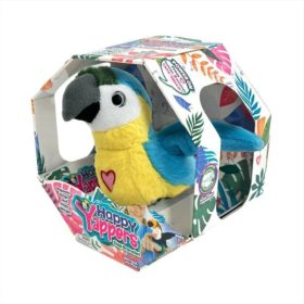 Happy Yappers interaktív plüss játék – kék arapapagáj (kék)