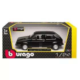 Bburago modellautó 1:24 méretarányban – 1979 Volkswagen Golf Mk1 GTI fekete
