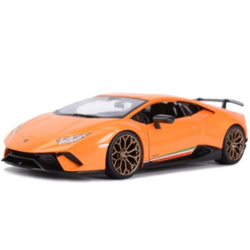 Bburago modellautó 1/24 méretaránnyal - Lamborghini Huracán LP640-4 Performante (narancssárga)