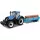 Bburago New Holland traktor rönkszállító utánfutóval – 1:32