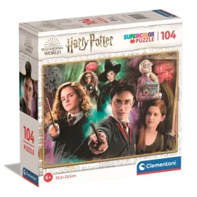 Clementoni Harry Potter SuperColor 98430 puzzle – Hermione, Harry, Ginny (104 db)