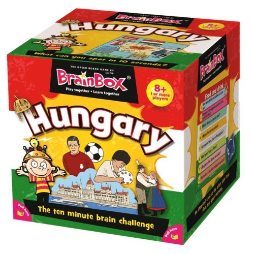 BrainBox - Hungary in English (Magyarország angolul) társasjáték