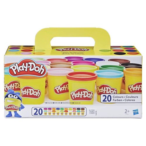 Play-Doh Szuper színkészlet tégelyes gyurma (20 db)