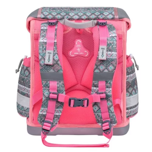 Belmil Merevfalú iskolatáska Classy 403-13/AG Horse Aruba Blue