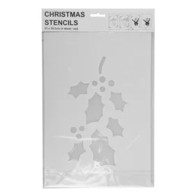 Karácsonyi stencil sablon – Fagyöngy