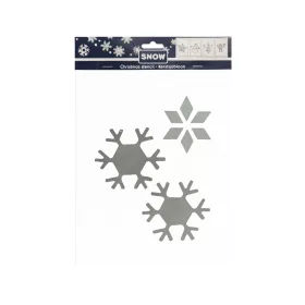 Karácsonyi stencil sablon – Hópehely