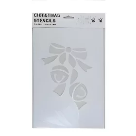 Karácsonyi stencil sablon – Masnis dísz