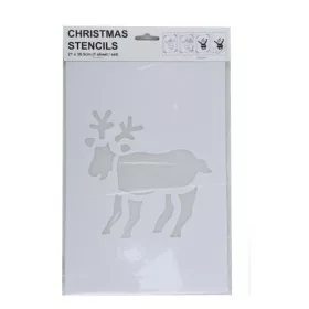 Karácsonyi stencil sablon - Rénszarvas
