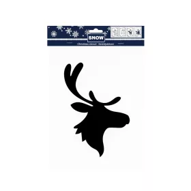 Karácsonyi stencil sablon – Rénszarvas fej