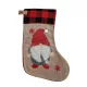 Karácsonyi zokni manós mintával – 44x27 cm