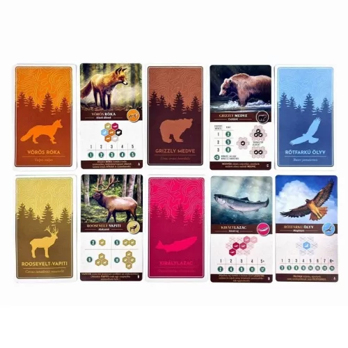 Cascadia vadvilága társasjáték