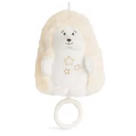 Zenélő süni plüss figura babáknak (13 cm)