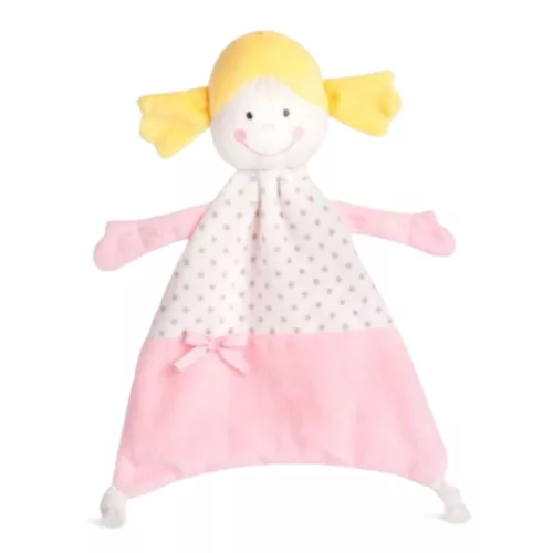 Bébi kislány plüss kendő csörgő – többféle (17 cm)